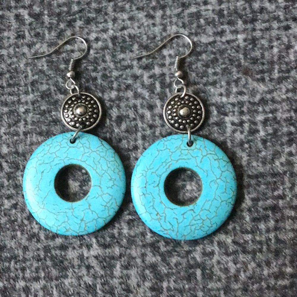 Turquoise fashion earrings